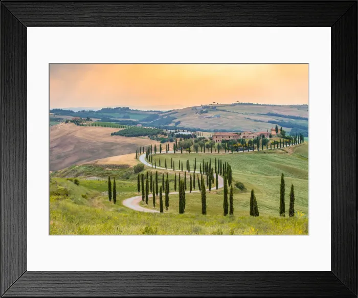 Framed Print : Orcia Valley, Tuscany, Italy