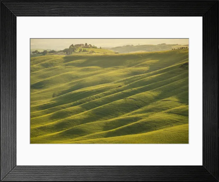 Framed Print : Crete senesi, Asciano, Tuscany, Italy