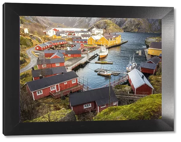 Nusfjord village, Lofoten Island, Norway