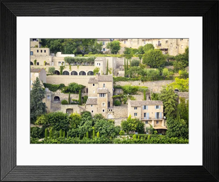 Framed Print : The typical Gordes village, Provence, France Framed Print : The typical Gordes village, Provence, France