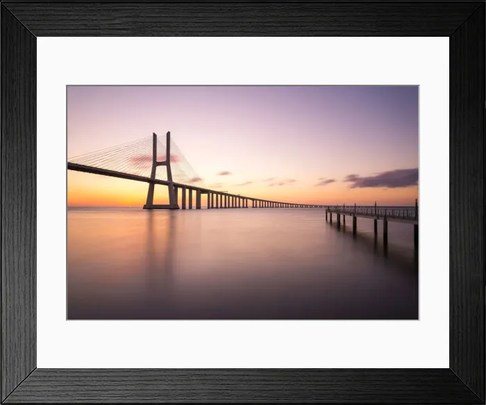 Framed Print : The iconic Vasco da Gama Bridge, Lisbon, Portugal Framed Print : The iconic Vasco da Gama Bridge, Lisbon, Portugal