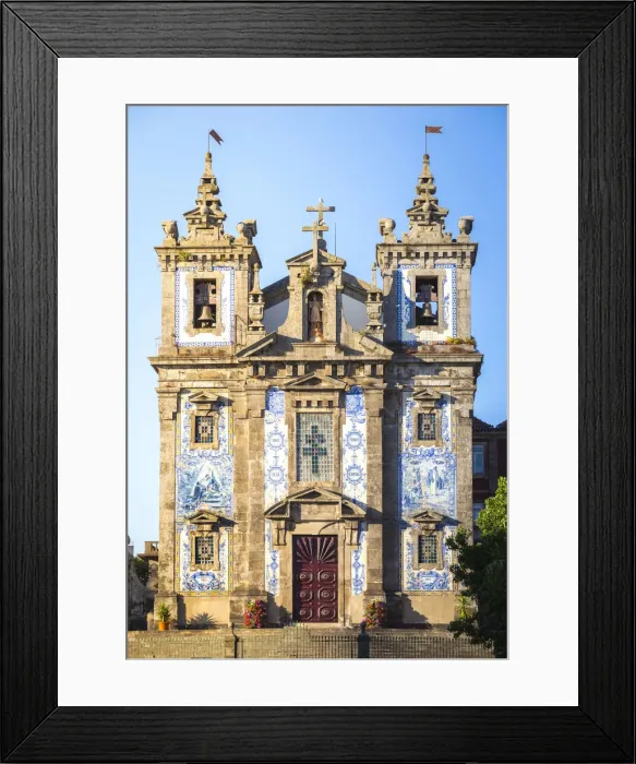 Framed Print : Porto, Porto district, Portugal. Church of Saint Ildefonso Framed Print : Porto, Porto district, Portugal. Church of Saint Ildefonso