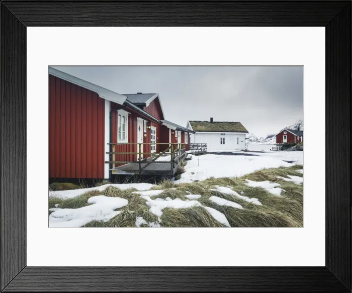 Framed Print : Reine village, Lofoten Islands, Norway