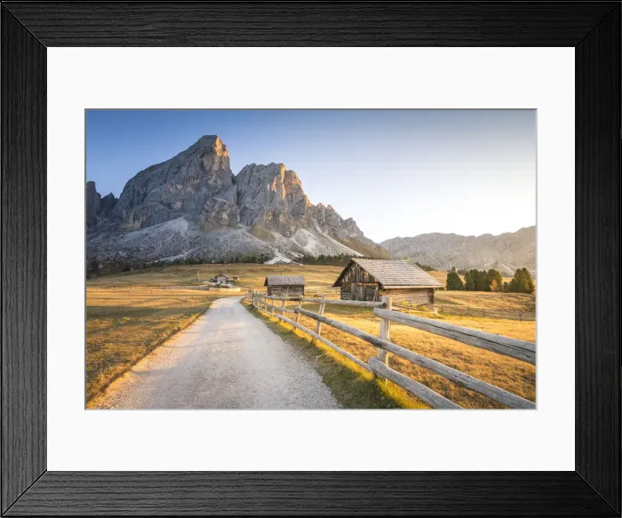 Framed Print : Passo delle Erbe, Bolzano Province, Trentino Alto Adige, Italy