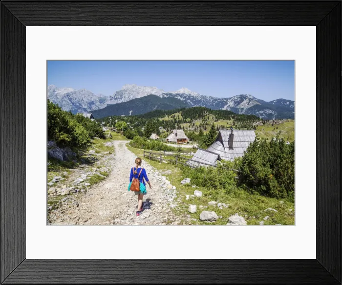 Framed Print : Velika Planina plateau, Central Slovenian region, Slovenia Framed Print : Velika Planina plateau, Central Slovenian region, Slovenia
