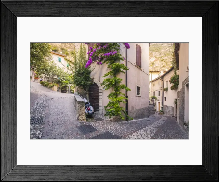 Framed Print : Limone sul Garda, Garda Lake, Brescia Province, Lombardy, Italy Framed Print : Limone sul Garda, Garda Lake, Brescia Province, Lombardy, Italy