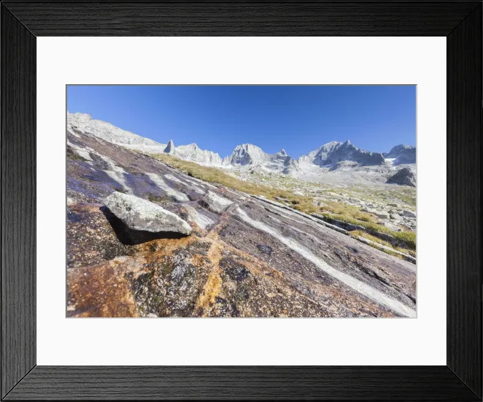 Framed Print : View of the rocky Peaks Badile and Cengalo Porcellizzo Valley Masino Valley Valtellina Framed Print : View of the rocky Peaks Badile and Cengalo Porcellizzo Valley Masino Valley Valtellina