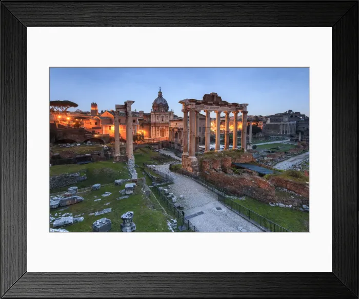 Framed Print : The blue light of dusk on the ancient Imperial Forum Rome Lazio Italy Europe Framed Print : The blue light of dusk on the ancient Imperial Forum Rome Lazio Italy Europe