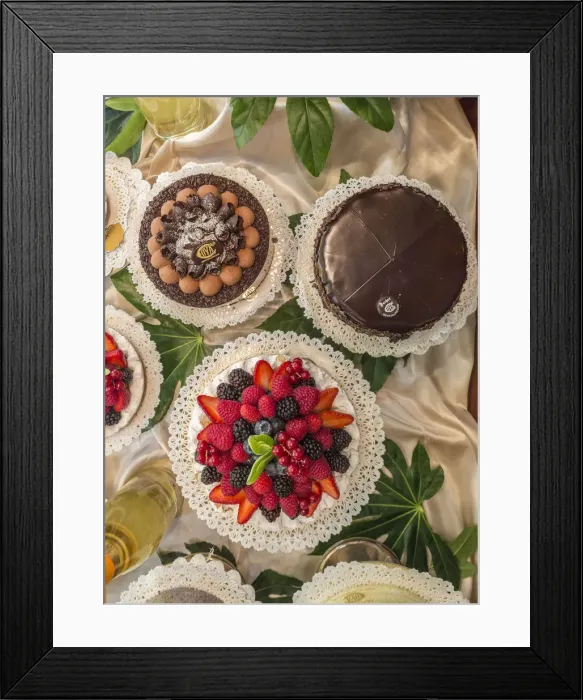 Framed Print : Typical homemade sweets and cakes of the old Cafe Cova icon of Milan Lombardy Italy Framed Print : Typical homemade sweets and cakes of the old Cafe Cova icon of Milan Lombardy Italy