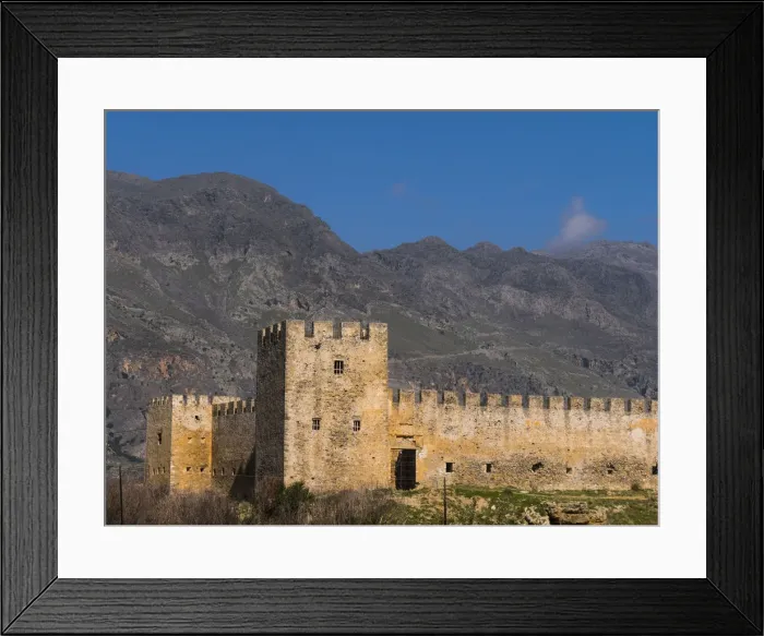 Framed Print : Frangokastello castle southern Crete, Greece Framed Print : Frangokastello castle southern Crete, Greece