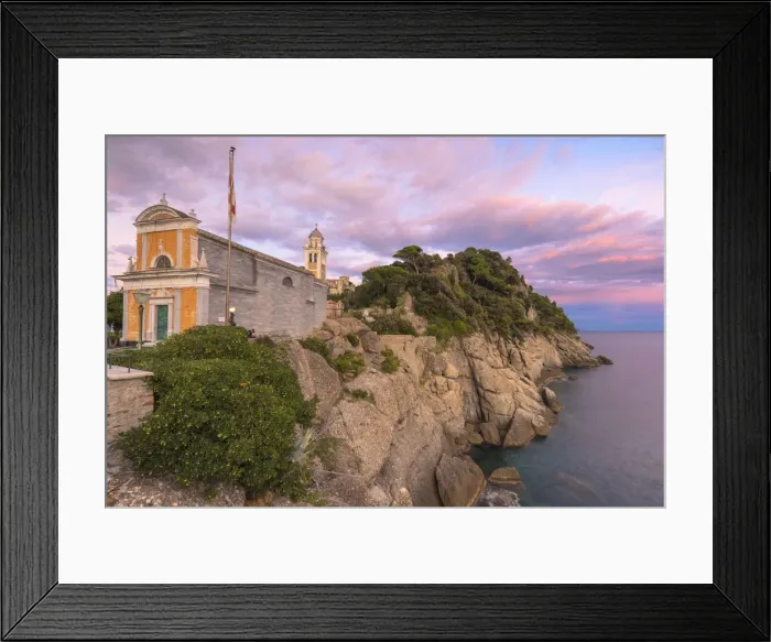 Framed Print : Church of San Giorgio, Portofino, province of Genoa, Liguria, Italy Framed Print : Church of San Giorgio, Portofino, province of Genoa, Liguria, Italy