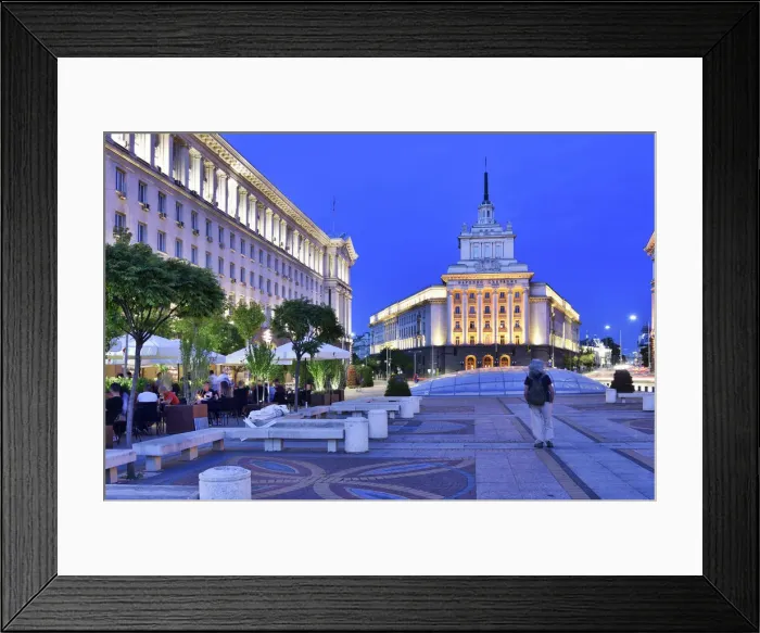 Framed Print : The building of the former Communist Party Headquarters now used by the National Assembly Framed Print : The building of the former Communist Party Headquarters now used by the National Assembly