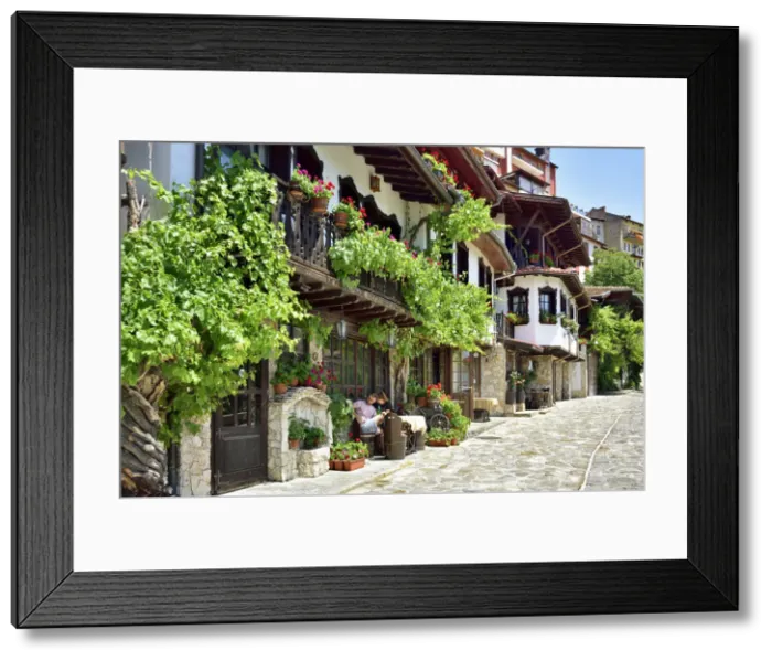 Framed Print : The oldest street in Veliko Tarnovo, General Gurko street, with charming old houses Framed Print : The oldest street in Veliko Tarnovo, General Gurko street, with charming old houses