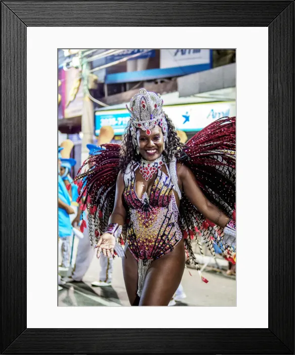 Framed Print : Samba Dancer at the Carnival Parade in Niteroi, State of Rio de Janeiro, Brazil Framed Print : Samba Dancer at the Carnival Parade in Niteroi, State of Rio de Janeiro, Brazil