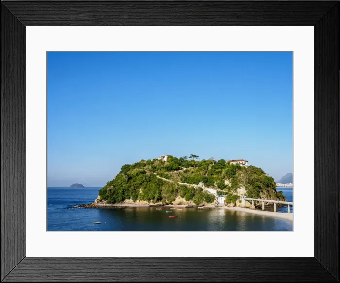Framed Print : Boa Viagem Island, Niteroi, State of Rio de Janeiro, Brazil Framed Print : Boa Viagem Island, Niteroi, State of Rio de Janeiro, Brazil