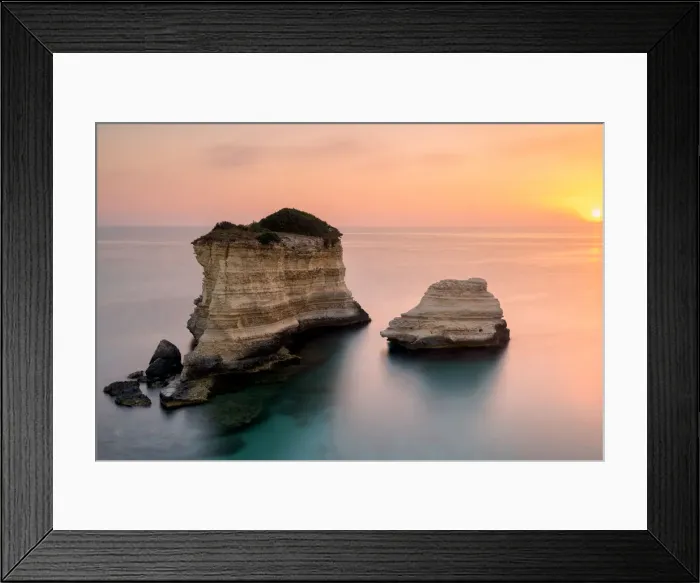 Framed Print : Sunrise in Torre Sant Andrea, Lecce province, Apulia, Italy Framed Print : Sunrise in Torre Sant Andrea, Lecce province, Apulia, Italy