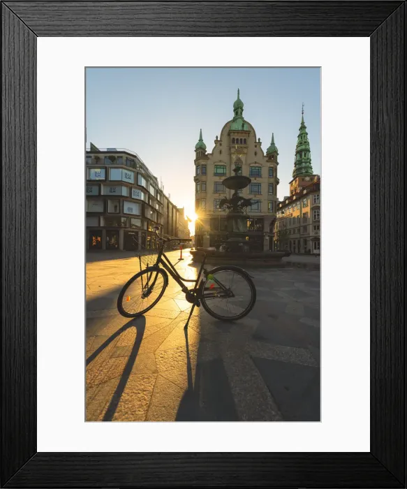 Framed Print : Amager square inCopenhagen, Hovedstaden, Denmark, Northern Europe Framed Print : Amager square inCopenhagen, Hovedstaden, Denmark, Northern Europe