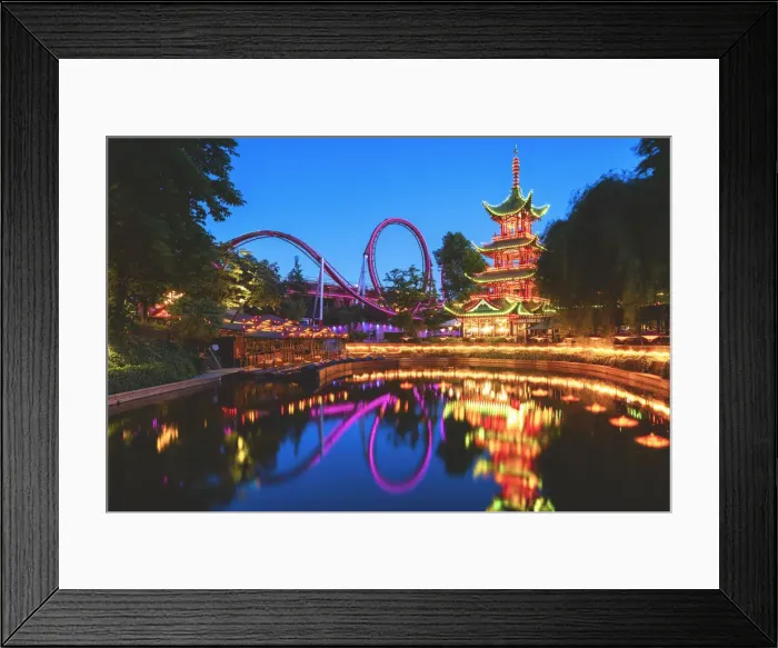 Framed Print : Tivolis Garden in Copenhagen, Hovedstaden, Denmark, Northern Europe Framed Print : Tivolis Garden in Copenhagen, Hovedstaden, Denmark, Northern Europe