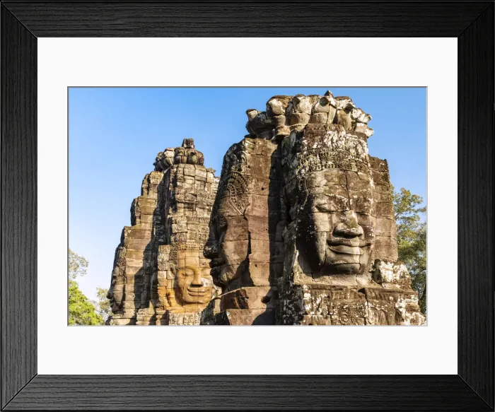Framed Print : Asia, Cambodia, Siem Reap, UNESCO World Heritage, Angkor Thom, Bayon, Khmer archictecture Framed Print : Asia, Cambodia, Siem Reap, UNESCO World Heritage, Angkor Thom, Bayon, Khmer archictecture