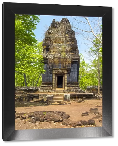 Prasat Neang Khmau at Koh Ker temple ruins, Preah Vihear Province, Cambodia