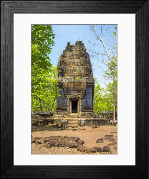Framed Print : Prasat Neang Khmau at Koh Ker temple ruins, Preah Vihear Province, Cambodia Framed Print : Prasat Neang Khmau at Koh Ker temple ruins, Preah Vihear Province, Cambodia