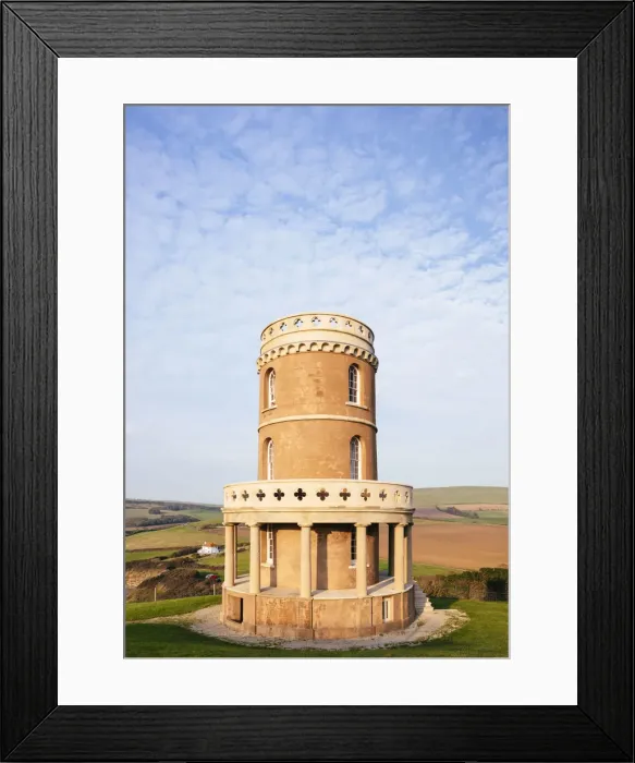 Framed Print : Exterior of Clavell Tower, Kimmeridge, Dorset, England Framed Print : Exterior of Clavell Tower, Kimmeridge, Dorset, England