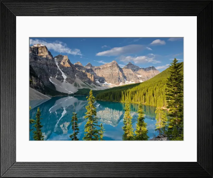 Framed Print : Valley of the Ten Peaks & Moraine Lake, Banff National Park, Alberta, Canada Framed Print : Valley of the Ten Peaks & Moraine Lake, Banff National Park, Alberta, Canada