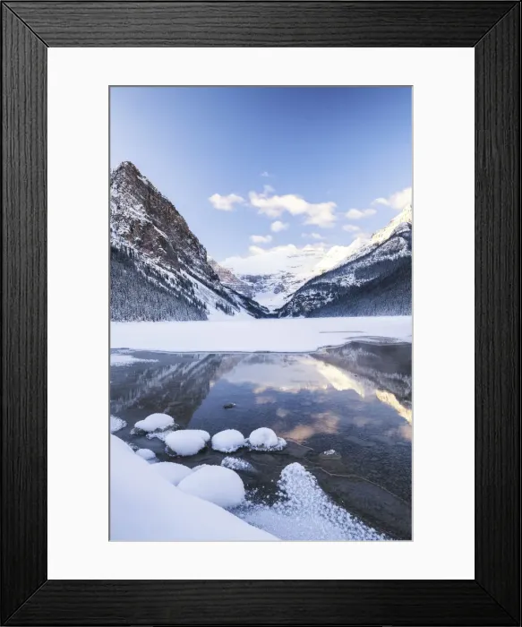Framed Print : Lake Louise in Winter, Banff National Park, Alberta, Canada Framed Print : Lake Louise in Winter, Banff National Park, Alberta, Canada