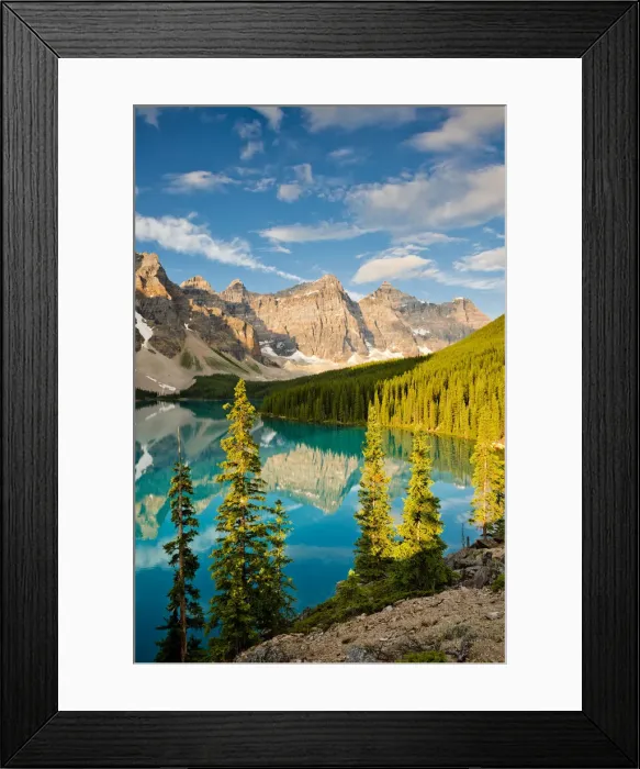 Framed Print : Valley of the Ten Peaks & Moraine Lake, Banff National Park, Alberta, Canada Framed Print : Valley of the Ten Peaks & Moraine Lake, Banff National Park, Alberta, Canada