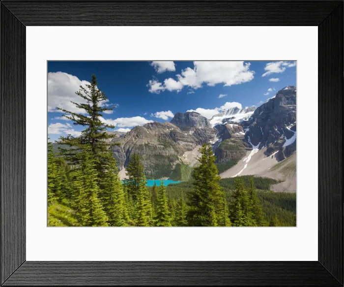 Framed Print : View over Moraine Lake & Valley of the Ten Peaks, Banff National Park, Alberta, Canada Framed Print : View over Moraine Lake & Valley of the Ten Peaks, Banff National Park, Alberta, Canada