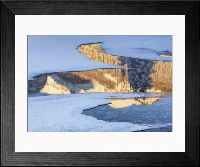 Framed Print : Lake Louise Winter Reflections, Banff National Park, Alberta, Canada Framed Print : Lake Louise Winter Reflections, Banff National Park, Alberta, Canada