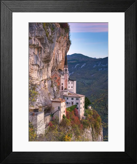 Framed Print : Sanctuary Madonna della Corona Europe, Italy, Veneto, Verona district, Spiazzi Framed Print : Sanctuary Madonna della Corona Europe, Italy, Veneto, Verona district, Spiazzi