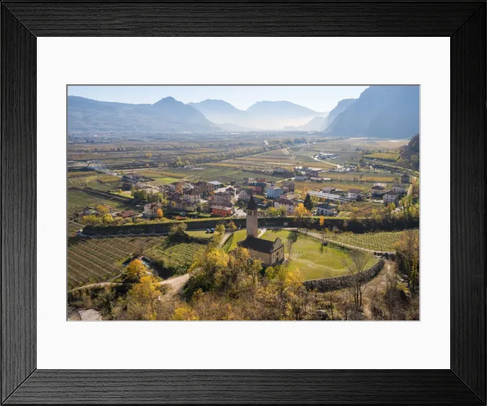 Framed Print : Rotaliana plain vineyards in Zambana Europe, Italy, Trentino Alto Adige Framed Print : Rotaliana plain vineyards in Zambana Europe, Italy, Trentino Alto Adige