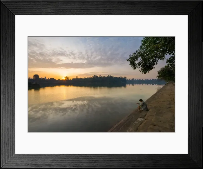 Framed Print : Sunrise over Moat, Angkor Wat, Siem Reap, Cambodia Framed Print : Sunrise over Moat, Angkor Wat, Siem Reap, Cambodia