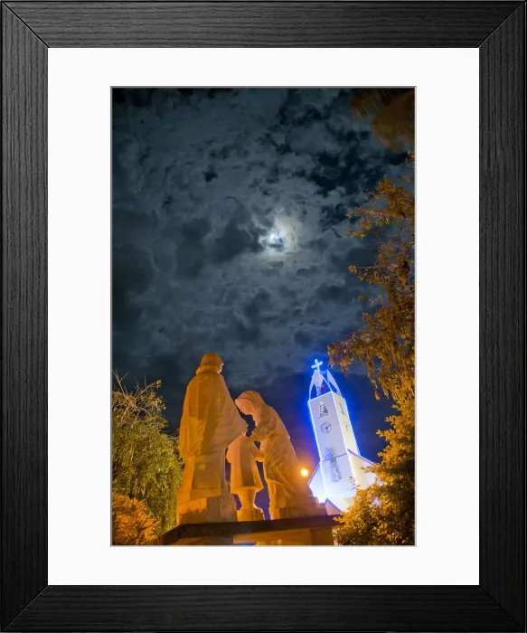 Framed Print : Church at night, Leticia, Colombia Framed Print : Church at night, Leticia, Colombia