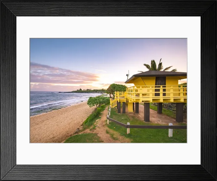 Framed Print : Sunrise in Maui island, Hawaii, USA