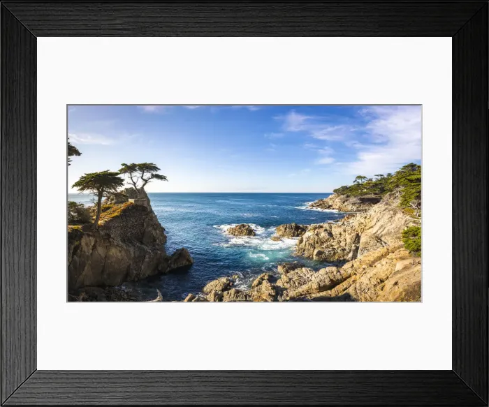 Framed Print : Monterey peninsula, Monterey, California, USA