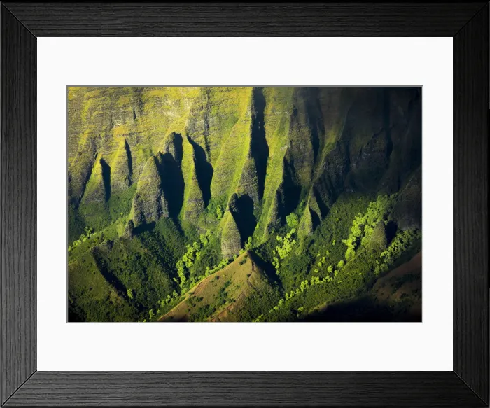 Framed Print : Na Pali coast State Wilderness area, north western side of Kauai island, Hawaii, USA Framed Print : Na Pali coast State Wilderness area, north western side of Kauai island, Hawaii, USA