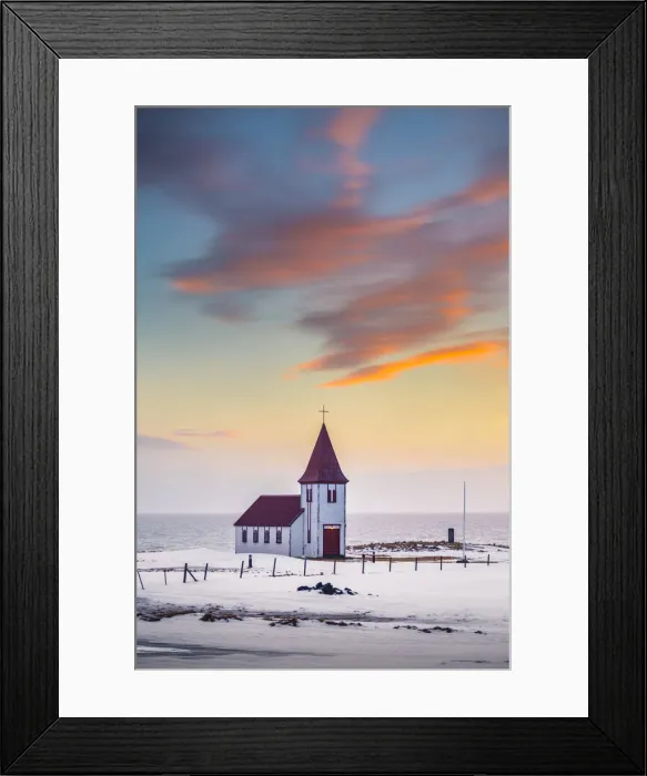 Framed Print : Hellnar Church, Snaefellsness Peninsula, Iceland Framed Print : Hellnar Church, Snaefellsness Peninsula, Iceland