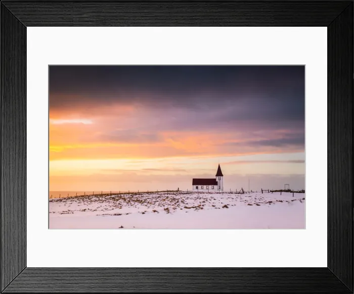Framed Print : Hellnar Church, Snaefellsness Peninsula, Iceland Framed Print : Hellnar Church, Snaefellsness Peninsula, Iceland