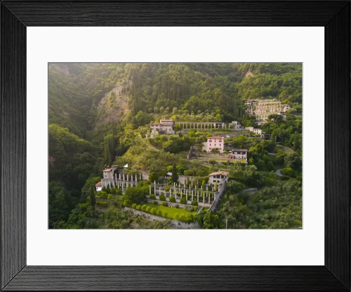 Framed Print : Garda Lake lemon house near Gargnano, on Garda Lake coastline Framed Print : Garda Lake lemon house near Gargnano, on Garda Lake coastline
