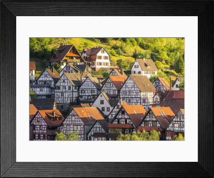 Framed Print : Schiltach village, Baden Wurttenberg, Bayern, Germany Framed Print : Schiltach village, Baden Wurttenberg, Bayern, Germany
