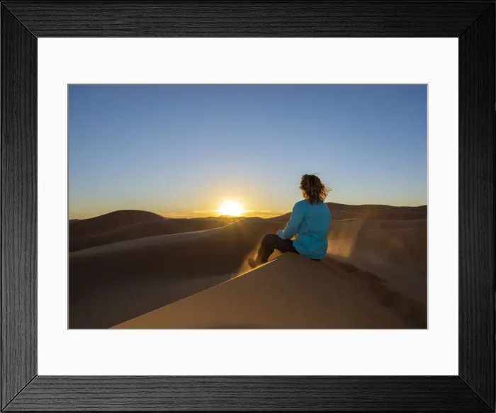 Framed Print : Merzouga Desert, Marocco, Northern Africa Framed Print : Merzouga Desert, Marocco, Northern Africa