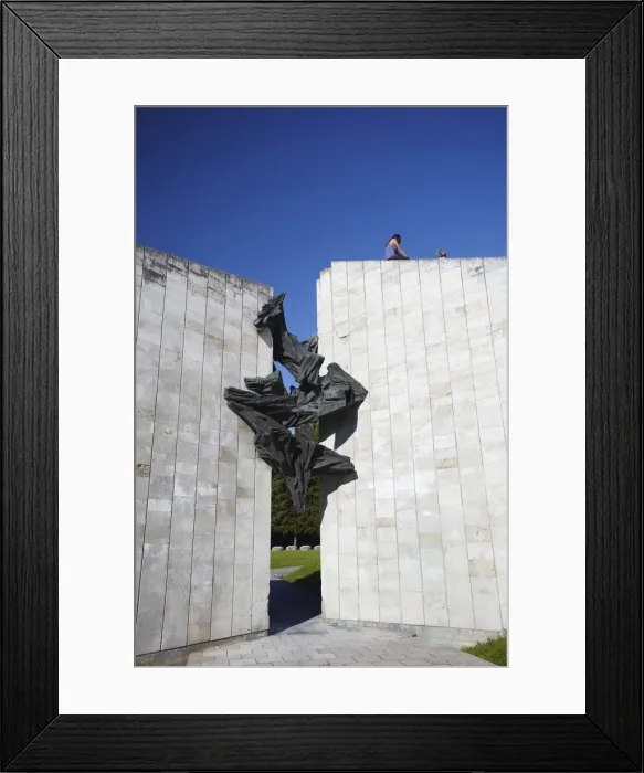 Framed Print : Estonia, Tallinn, Pirita, Girls Sitting On Top Of Soviet War Memorial Framed Print : Estonia, Tallinn, Pirita, Girls Sitting On Top Of Soviet War Memorial