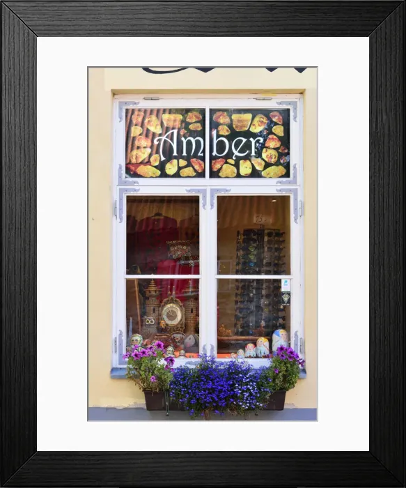 Framed Print : Window in the Old Town of Tallinn, a Unesco World Heritage Site. Tallinn, Estonia Framed Print : Window in the Old Town of Tallinn, a Unesco World Heritage Site. Tallinn, Estonia