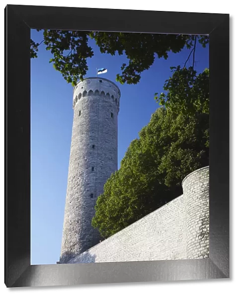 Estonia, Tallinn, Pikk Herman (Tall Herman) Tower In Grounds Of Toompea Castle