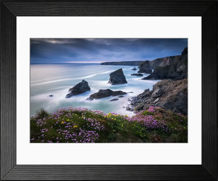 Framed Print : Bedruthan Steps, Cornwall, England