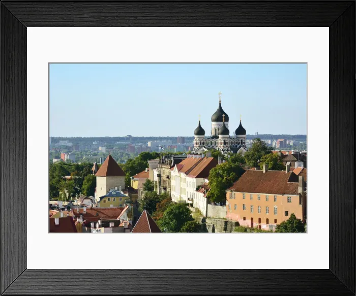 Framed Print : Alexander Nevsky Cathedral in Toompea Hill
