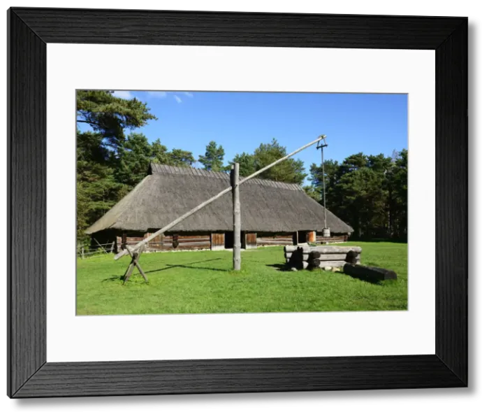 Framed Print : Farmhouse from Kullamaa village, dating back to the 19th century Framed Print : Farmhouse from Kullamaa village, dating back to the 19th century