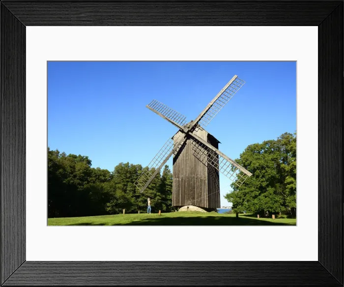 Framed Print : Traditional windmill at the Estonian Open Air Museum Framed Print : Traditional windmill at the Estonian Open Air Museum
